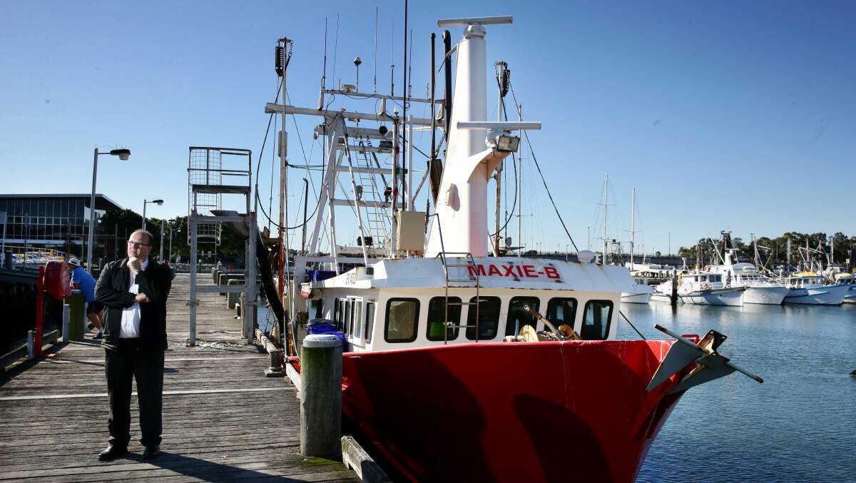 TOUGH: Head of the Newcastle Fisherman's Cooperative Robert Gauta has told a parliamentary inquiry some its members may retire as a result of the Baird government's commercial fishing reforms. PICTURE: Peter Stoop