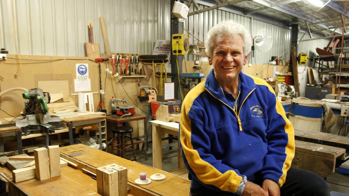 Paul Battle from the Newcastle Men's Shed. PICTURE: Darren Pateman
