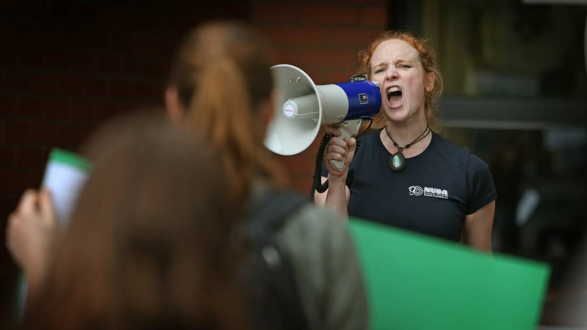 ANGER: The $88 million contract between the University of Newcastle and Broadspectrum sparked outrage among students and staff when it was announced in 2015.