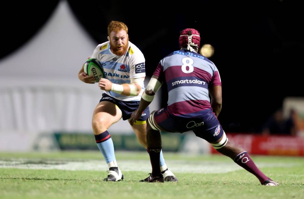 Harry Johnson-Holmes in action for NSW. Picture: Clay Cross