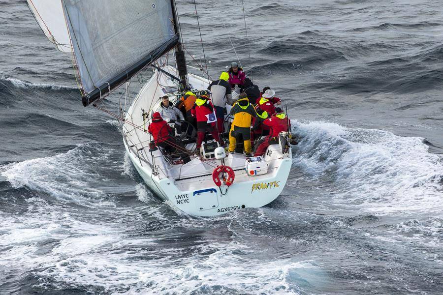 Frantic in the Sydney to Hobart. Picture: Andrea Francolini

