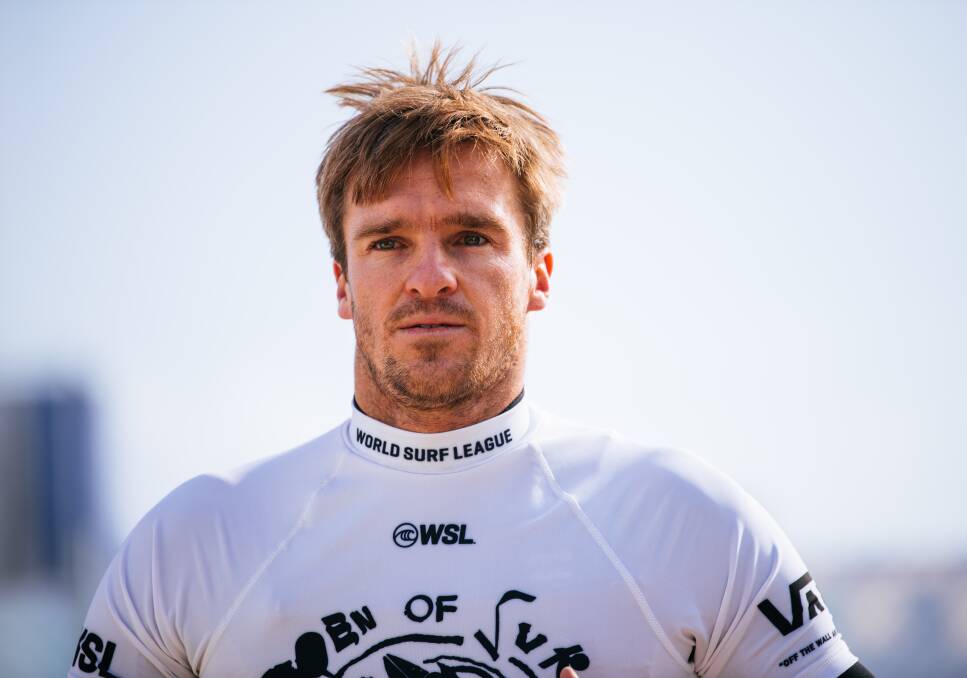 EYES ON THE PRIZE: Ryan Callinan at the US Open of Surfing. Picture: WSL