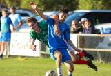 Dean Pettit in action against Adamstown on Sunday. Picture by Michael Ying Sing, NNSWF
