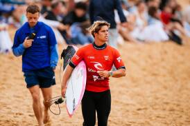 Morgan Cibilic before his quarter-finals at the Bells Beach Pro on Sunday. Picture by Ed Sloane, World Surf League