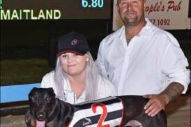 Michelle and Michael Lill. Picture Maitland Greyhounds