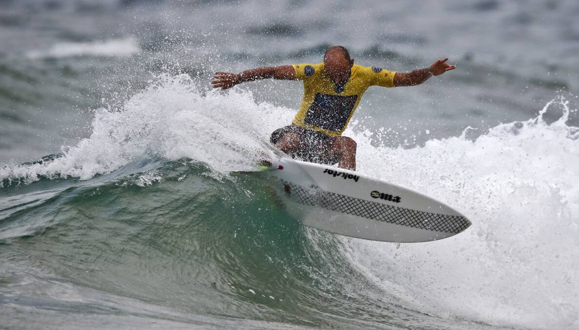ON TOP: Russ Molony in action at Surfest's Wandiyali ATSI Indigenous Classic. 