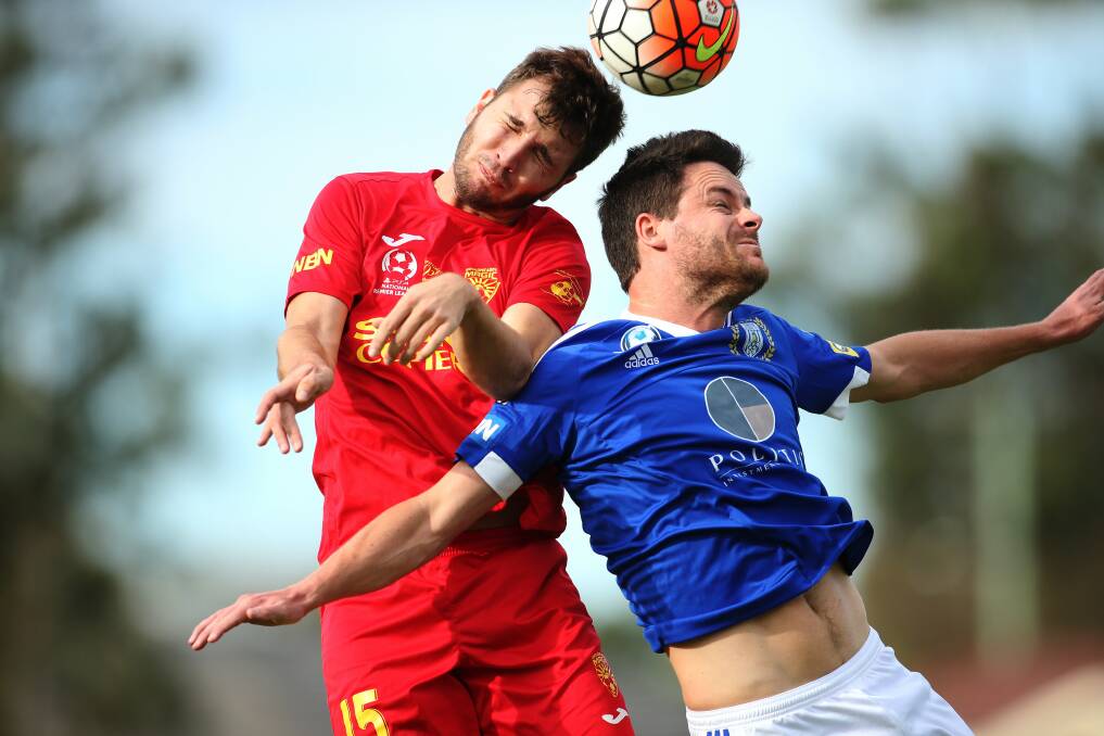 MOVING: Michael Kantarovski, left, in action for Magic last year. Picture: Max Mason-Hubers