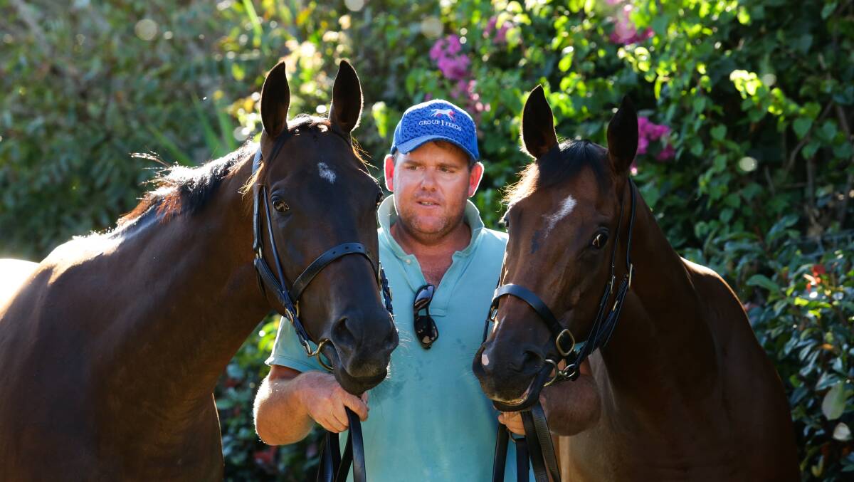 Ben Smith with In Her Time and El Dorado Dreaming. Picture: Jonathan Carroll
