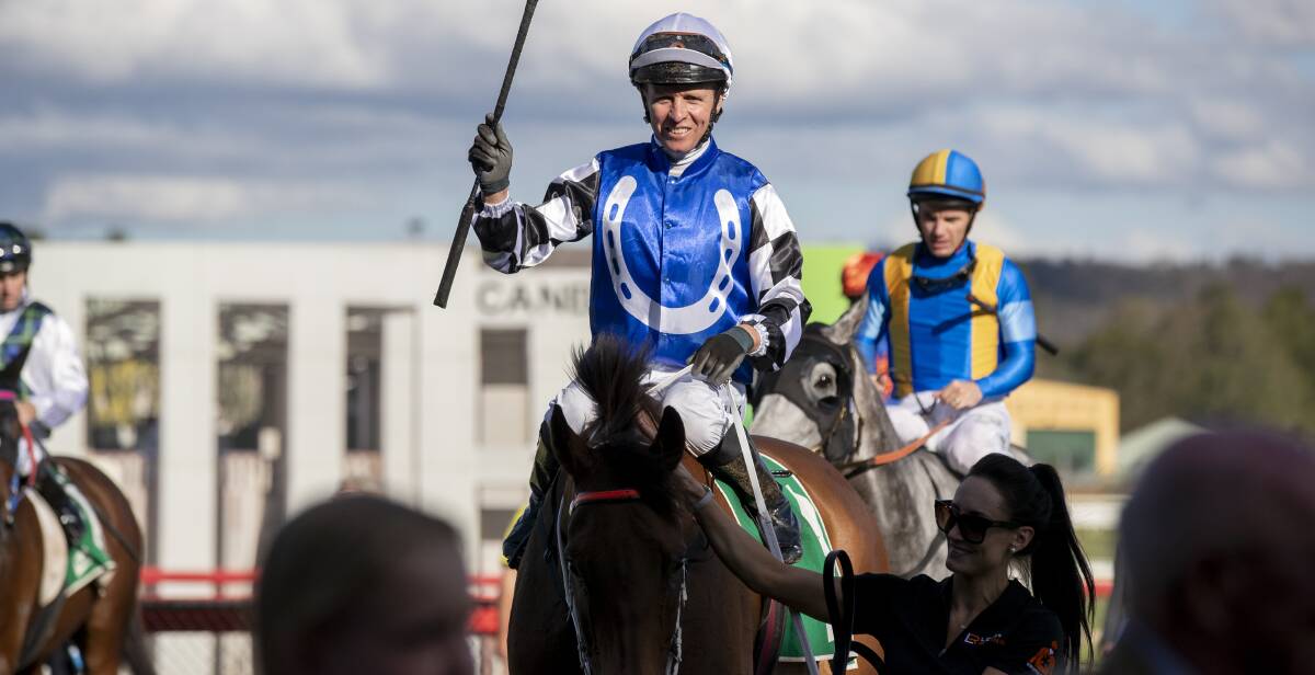 EXCITING PROSPECT: Jockey Kerrin McEvoy aboard the Kris Lees-trained Mugatoo after their victory in the Canberra Cup this year. Picture: Sitthixay Ditthavong/Canberra Times