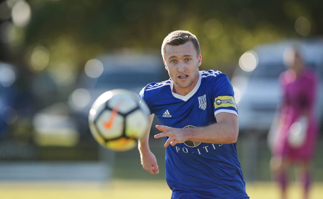 KEY MAN: Attacking midfielder Rhys Cooper scored his first goal of the season in Hamilton's 2-0 victory over the Jets Youth last week. Picture: Max Mason-Hubers