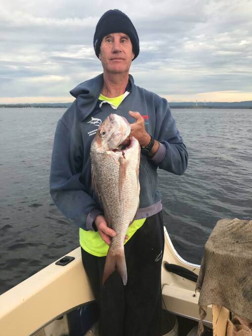 FISH OF THE WEEK: Alan MacBean wins $45 courtesy of Sandgate Tackle Power for this 71cm snapper caught in Lake Macquarie recently.
