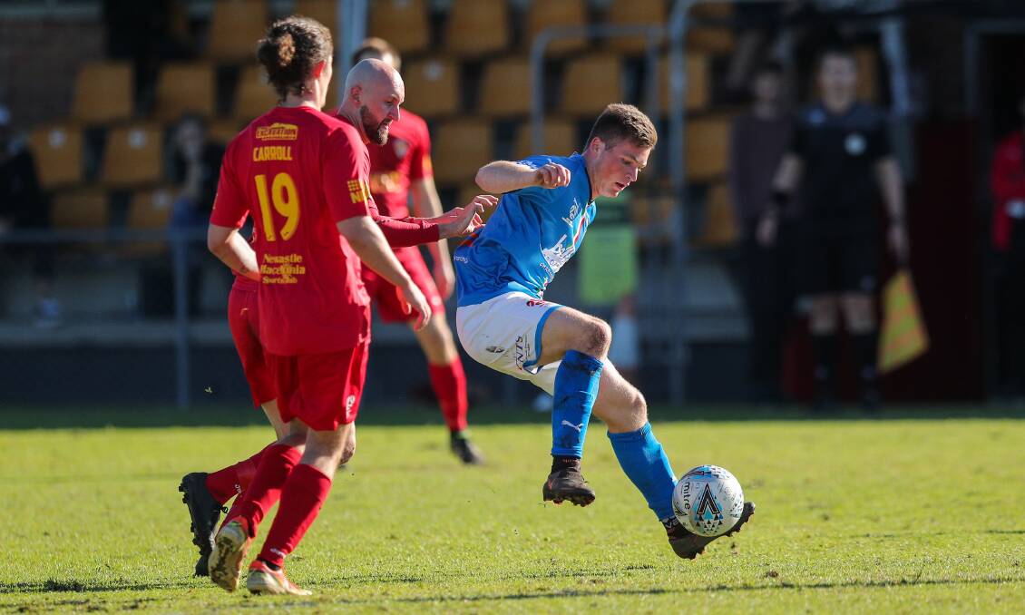 Riley Smith in action against Broadmeadow in 2020. Picture by Max Mason-Hubers