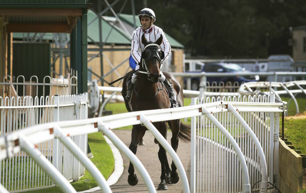 TRACK SPECIALIST: Jockey Jeff Penza is no stranger to success at Newcastle Racecourse, where he is a two-time premiership winner. Picture: Jonathan Carroll