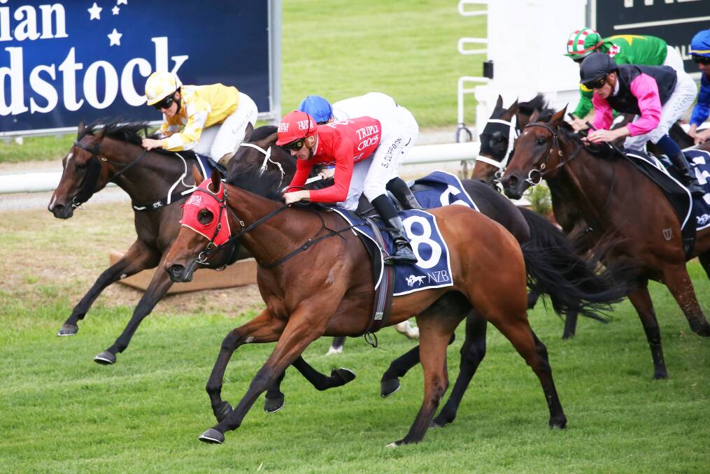 Pierossa wins the Spring Stakes. Picture by Peter Lorimer