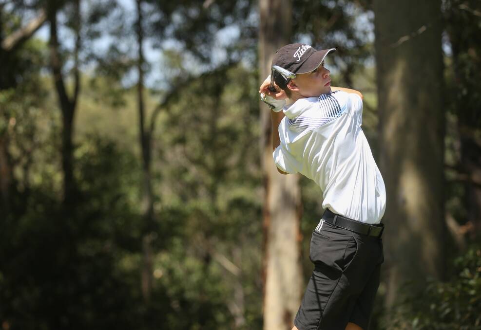 TAKING AIM: Toronto's Jacob Dundas, who plays for the Mona Vale club in Sydney, is among the Hunter chances at the NSW Amateur Championships at the St Michael's and The Coast courses this week. Picture: Marina Neil