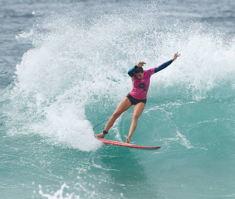 Surfing: Philippa Anderson keen for shot at big guns at Tweed Coast Pro