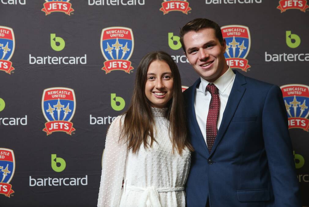 Clare Wheeler at the Jets awards night on Monday. Picture: Marina Neil