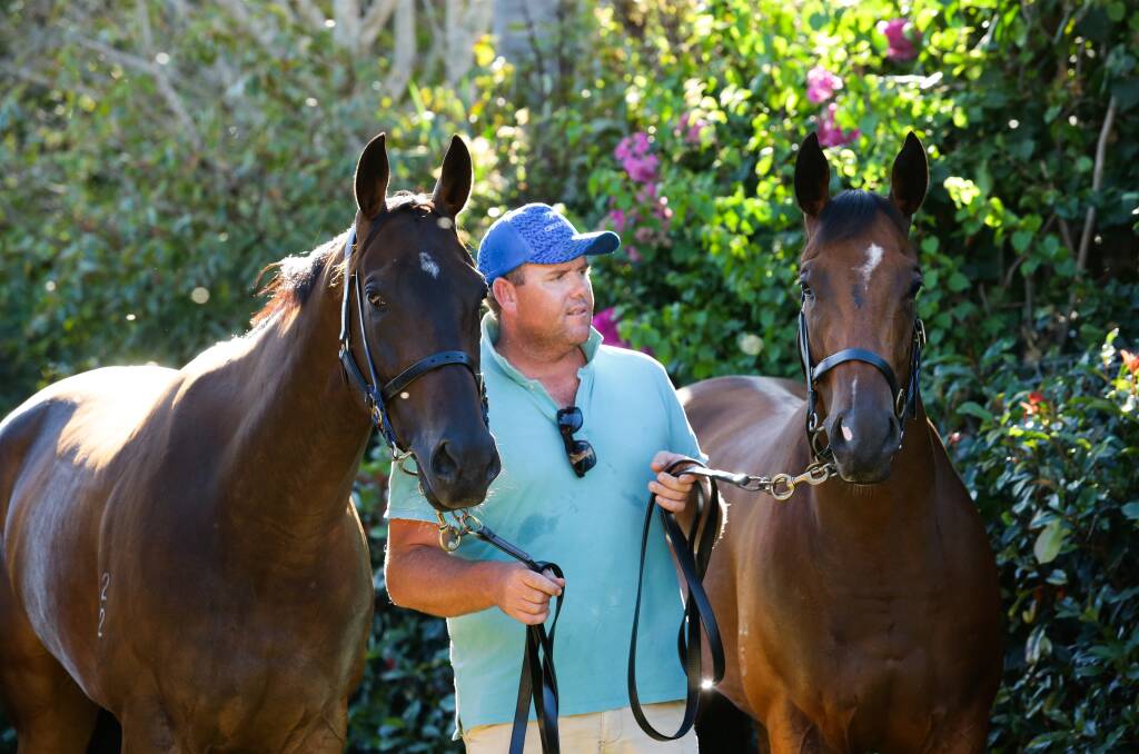Ben Smith with In Her Time and El Dorado Dreaming this year. Picture: Jonathan Carroll