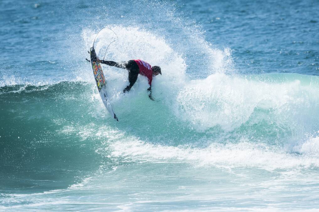 Ryan Callinan in 2018 at the Ericeira Pro. Picture WSL