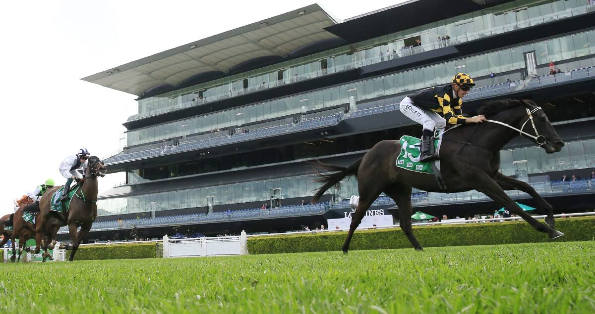 WOW FACTOR: It's Me blitzes her rivals in the Highway Handicap at Randwick on Saturday. Picture: Getty Images