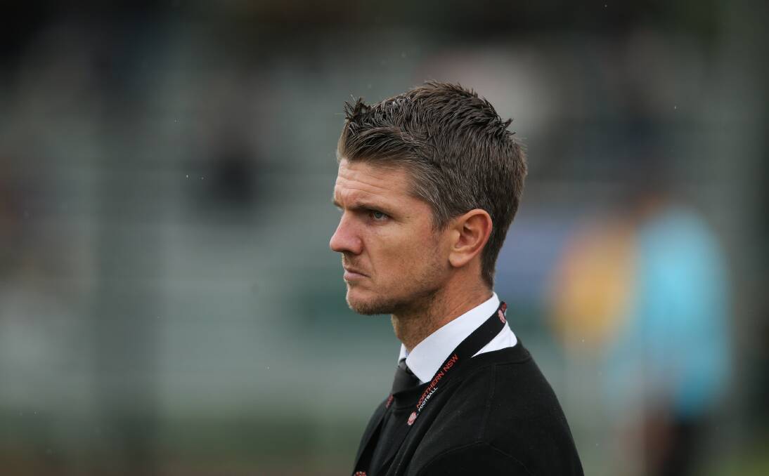 FINAL YEAR: Adamstown coach Shane Cansdell-Sherriff will step down after this Northern NSW NPL season. He has led the club since 2018. Picture: Max Mason-Hubers