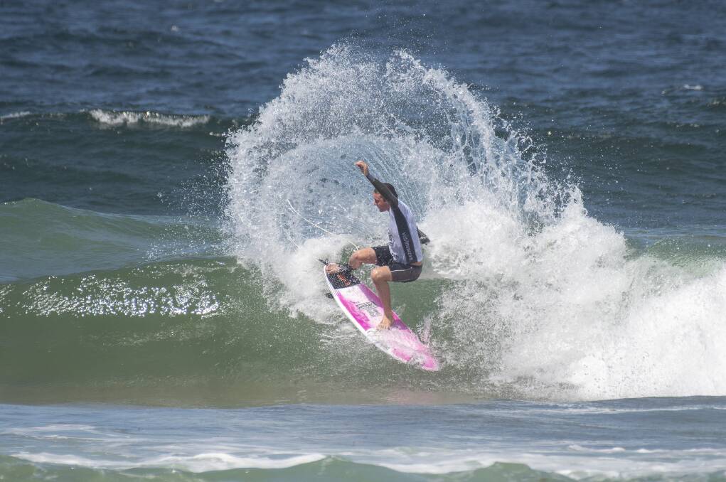 Connor Lee at the Central Coast Pro. Picture: Ethan Smith/Surfing NSW