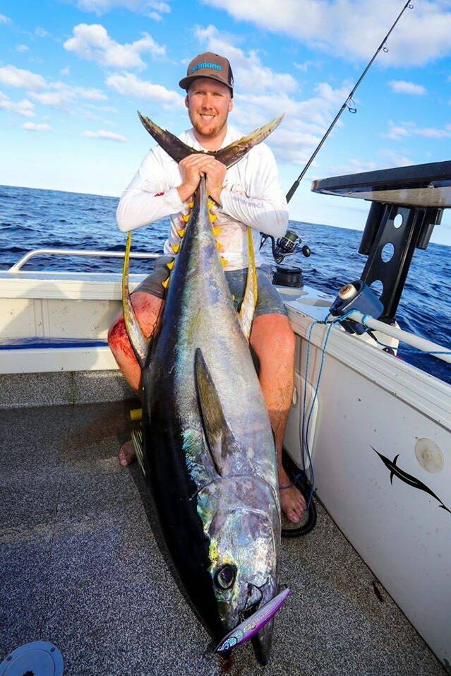 Fishing: Yellowfin tuna on the run off Port Stephens