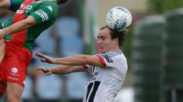 Chris Hurley scored twice for Weston against Lake Macquarie on Wednesday night.