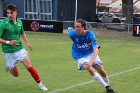Corey Edwards in action during a first-grade trial match this year. Picture Supplied