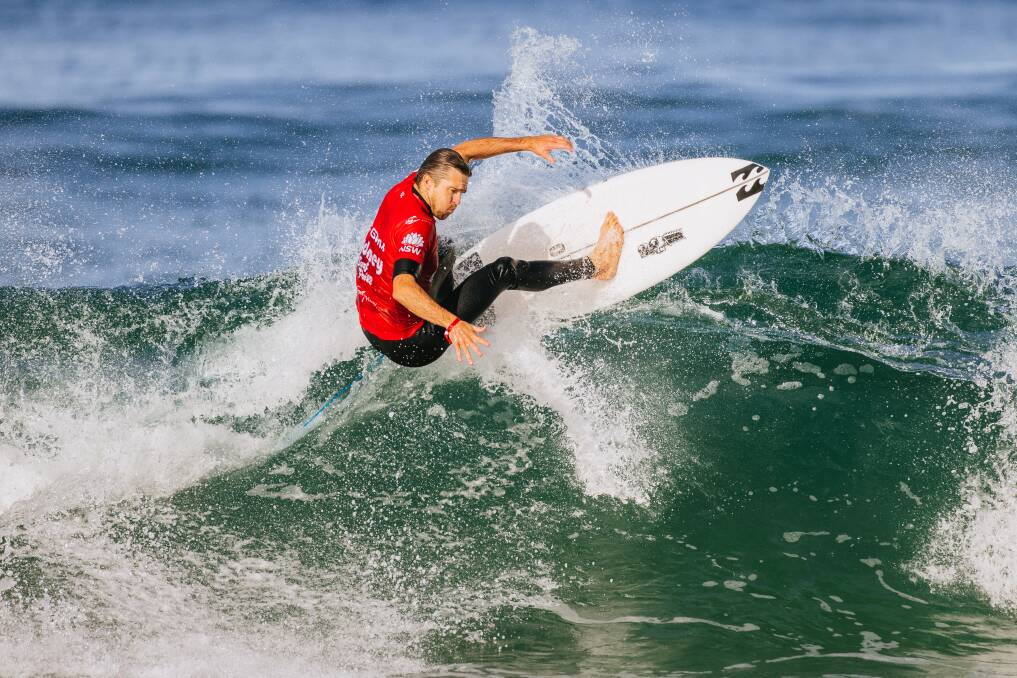 TURNING POINT: Ryan Callinan in action during his heat win at Manly on Thursday. Picture: WSL