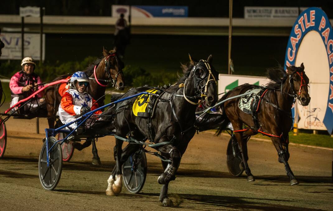 FINAL RUN: Blake Hughes leads the Newcastle drivers' premiership heading into the last meeting on Friday night. Picture: Marina Neil