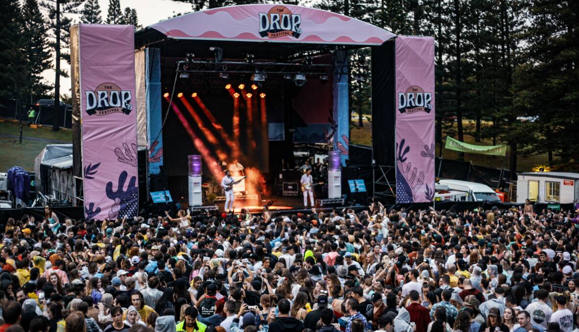 VENUE CHANGE: The Drop Festival debuted at King Edward Park last March, but will move to Bar Beach's Empire Park in 2020.