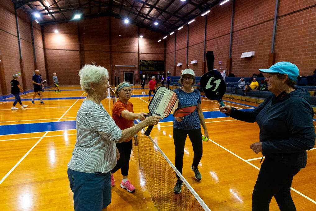  Pickleball's social aspect is an obvious appeal.