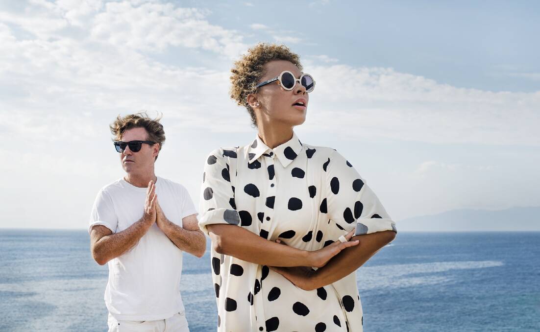 POWER COUPLE: Angus McDonald and Connie Mitchell of Sneaky Sound System are preparing for the birth of their second child.