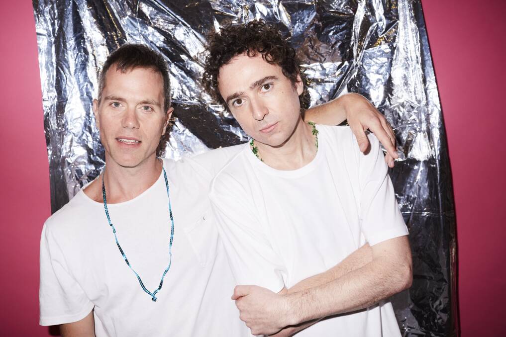 LET DOWN: The Presets' Kim Moyes, right, says the NSW Government is waging war on the music industry.