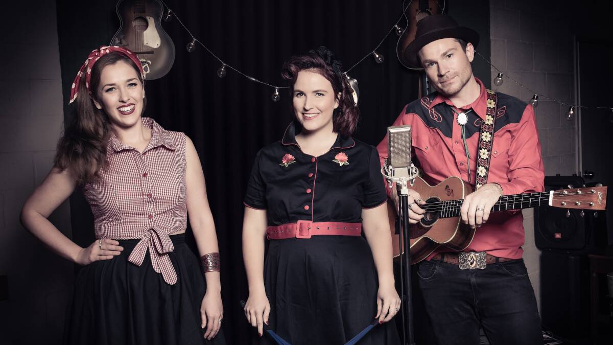 BLOWING UP: Newcastle country trio Whistle Dixie have forged an esteemed live reputation by constantly supporting major acts and playing festival sets.