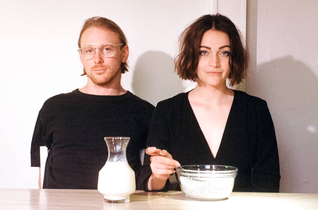 FRESH MILK: Raave Tapes' Joab Eastley and Lindsay O'Connell continue to evolve their sound. Picture: Liv Jansons
