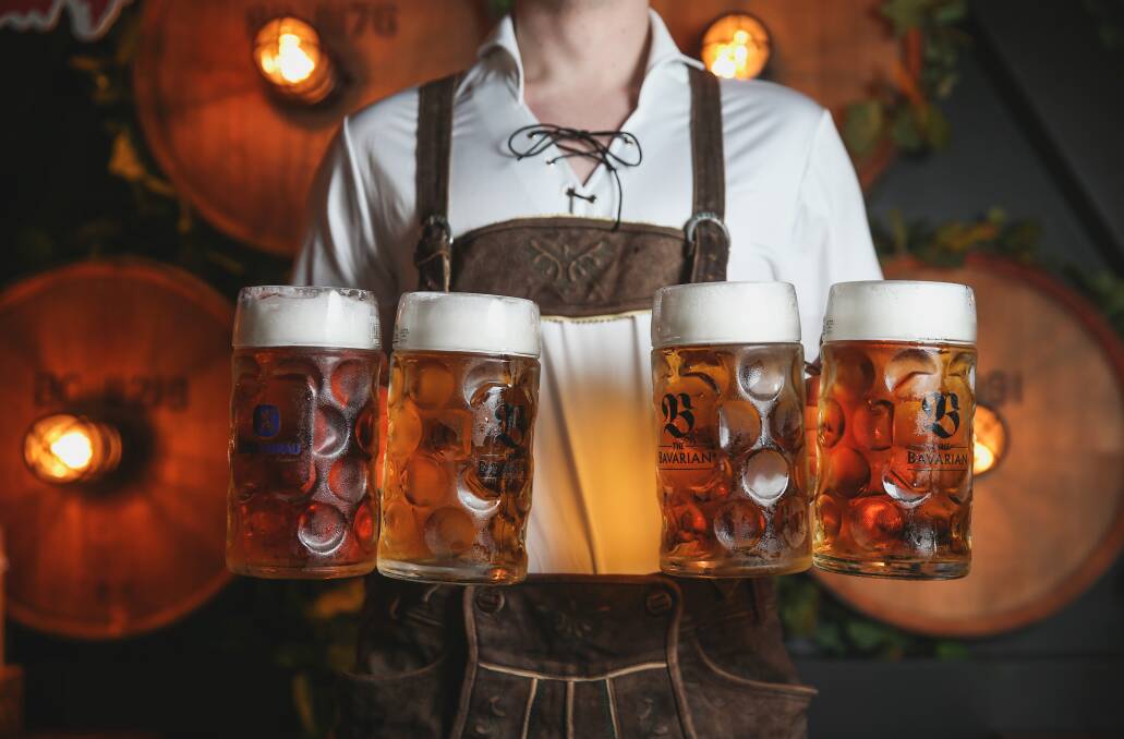 BOTTOMS UP: Nothing says October long weekend better than German beer at Oktoberfest.