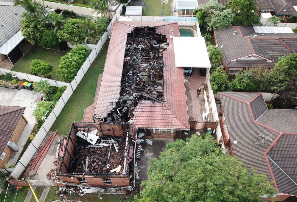 GUTTED: Cody Brougham's family home at Warabrook was destroyed by fire on April 5 along with $20,000 to $25,000 worth of musical equipment. Picture: Supplied