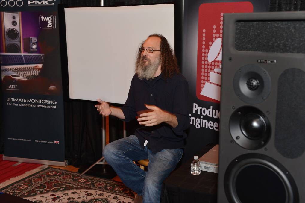 GURU: American music producer and sound engineer Andrew Scheps is sharing his experiences of working with the Red Hot Chili Peppers, Metallica and Adele at Newcastle TAFE this week.