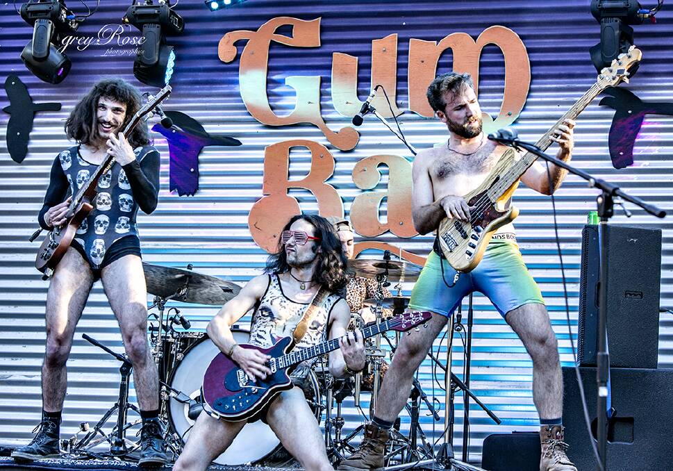 ROCKING THE BUSH: Battlesnake on stage at the Gum Ball in 2019.