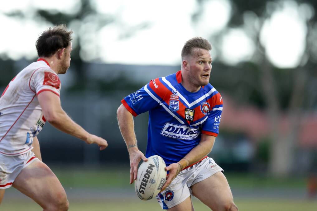 FIT AGAIN: Nathan Ross returned for the Kurri Kurri Bulldogs on Sunday in reserves and first grade. Picture: Jonathan Carroll