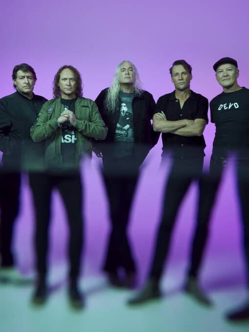 Jim Hocking, far right, predicts the Screaming Jets will continue after their album tour. Picture supplied