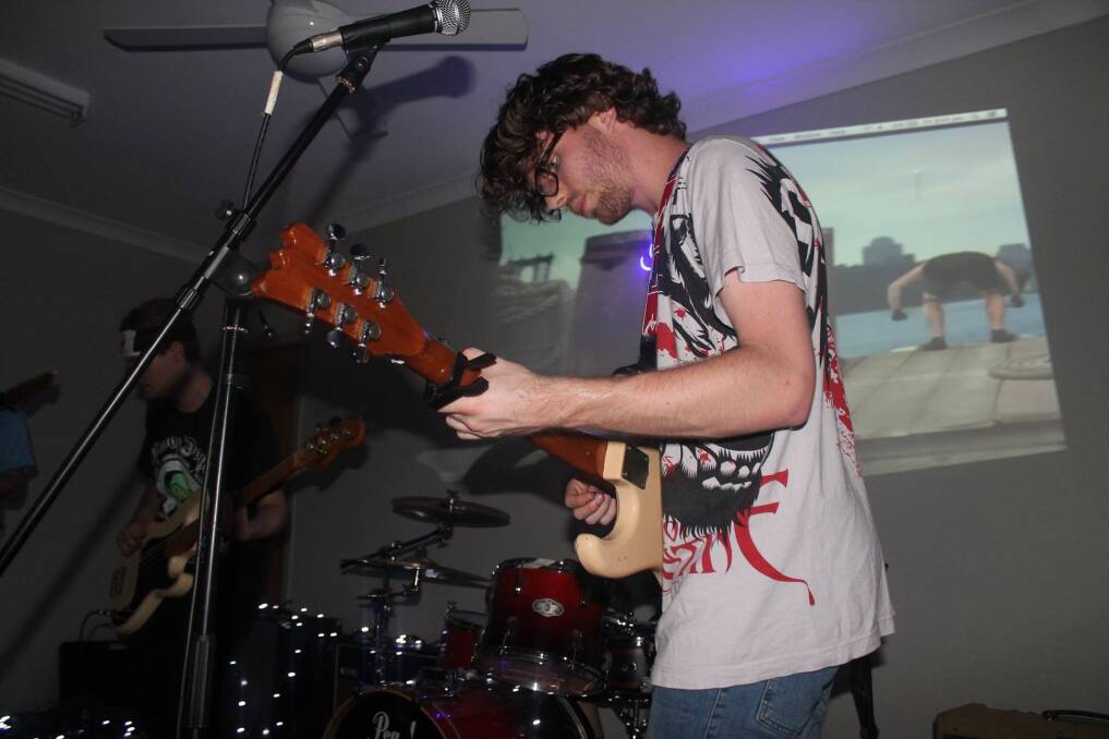 GRASSROOTS: No-Fi Records co-founder Campbell Burns performing with Vacations at the label's launch party last year.