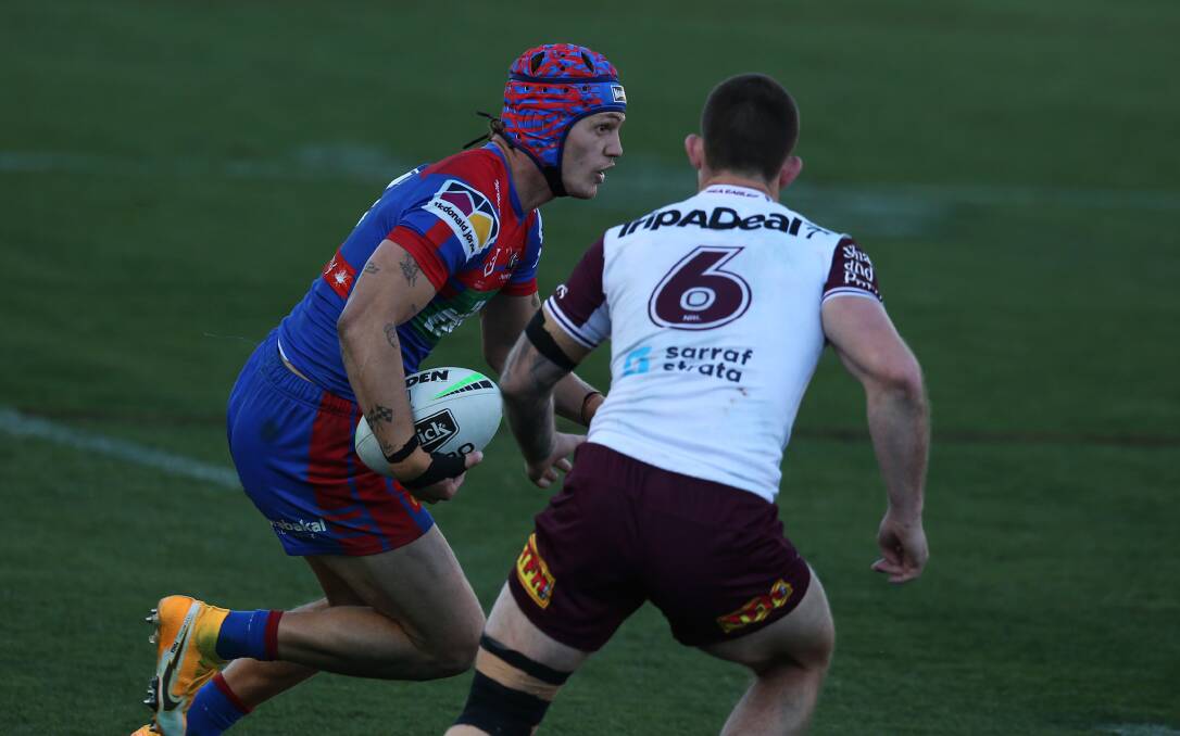 Kalyn Ponga will be back at fullback for the Knights' clash with Manly on Sunday. Picture by Simone De Peak