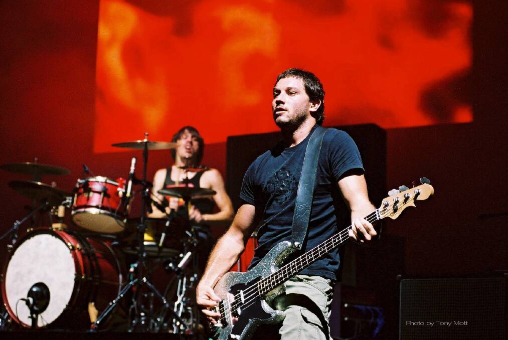 Ben Gillies and Chris Joannou say there was an "alchemy" when all three members of Silverchair played together. Picture by Tony Mott