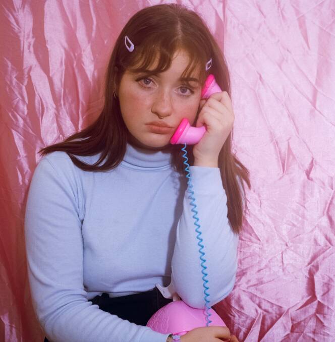 DIALLING IN: Newcastle indie-pop artist Teddie, aka Teleah Riordan, is ready to take centre stage after playing the support role. Picture: Campbell Burns