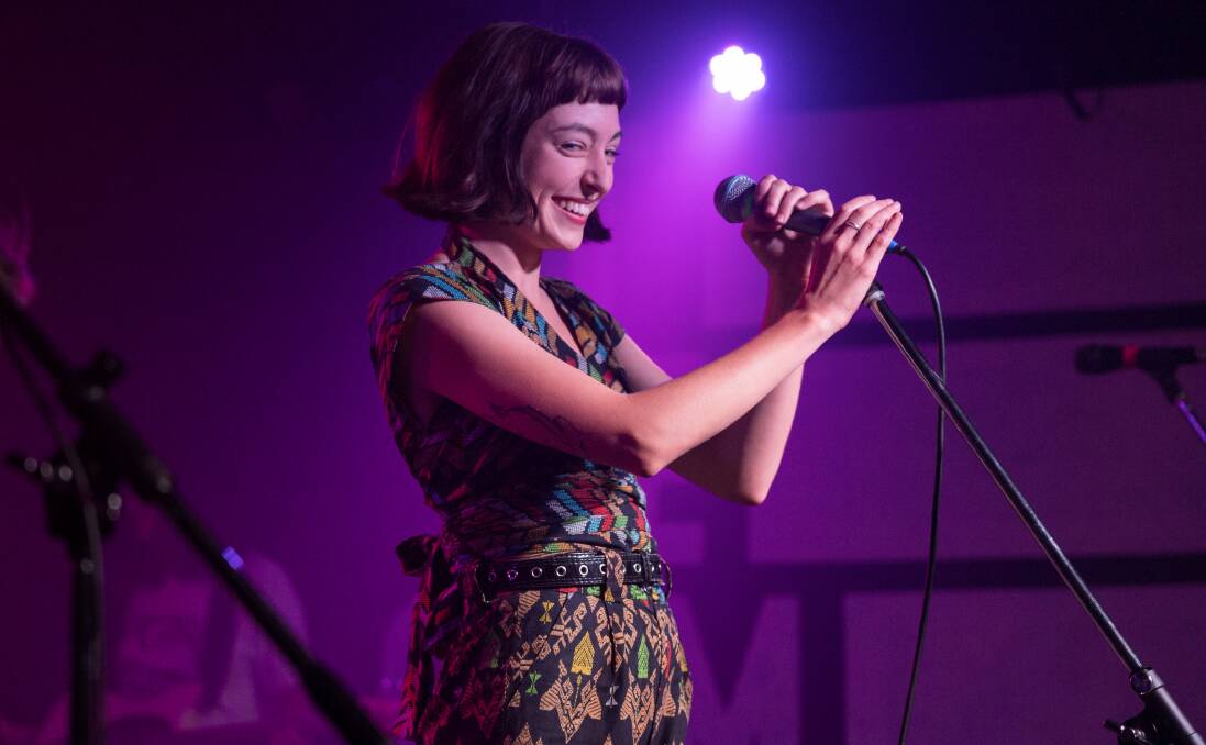 ALL SMILES: Stella Donnelly was a mix of wit, intelligence, politics and quality indie-pop. Picture: Paul Dear 