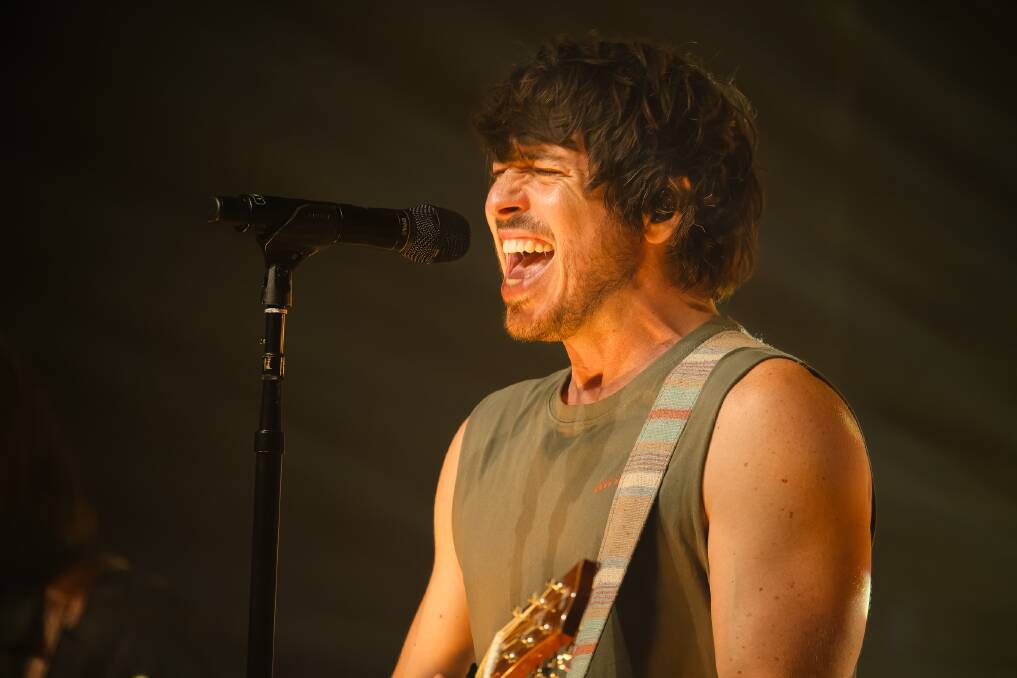 It was the first of three shows Morgan Evans will perform at the Civic Theatre this week. Picture by Paul Dear