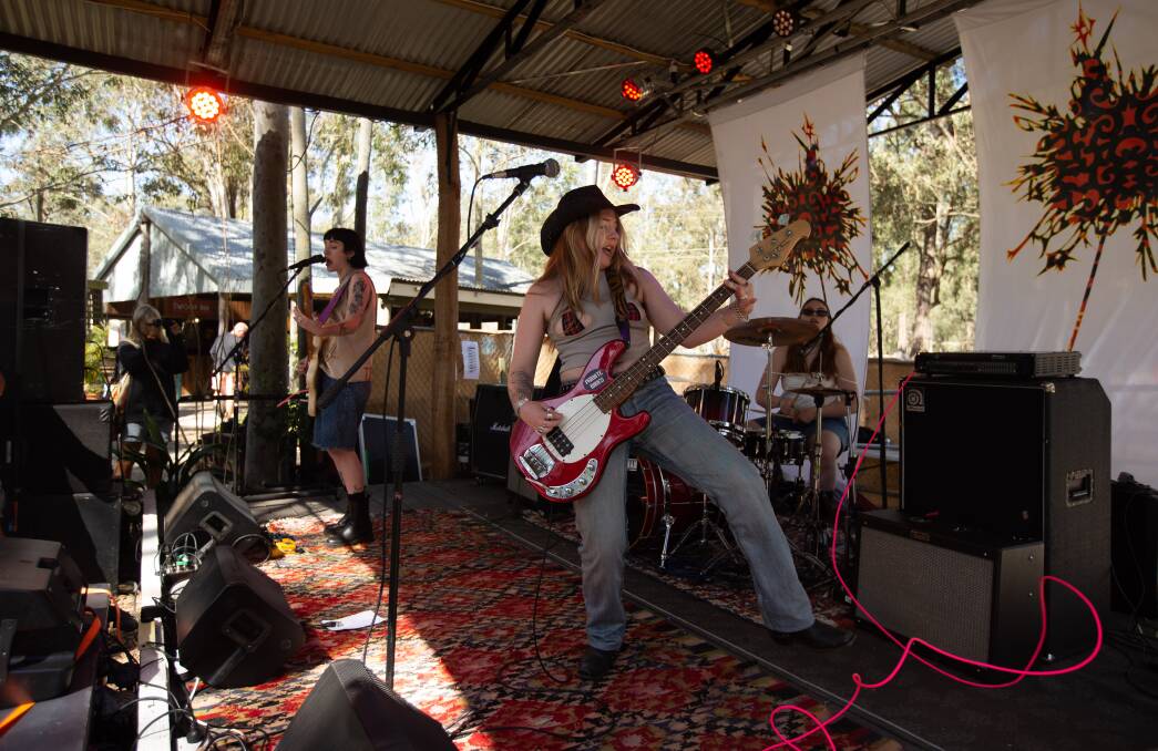 Wollongong punk band Private Wives were an early favourite at Thrashville. Picture by Jonathan Carroll